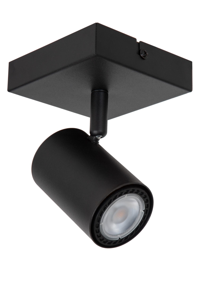 Lucide AMIGO - Ceiling spotlight - 1xGU10 - Black
